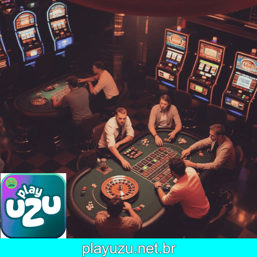 Imagem promocional do cassino online da PLAYUZU mostrando jogos ao vivo