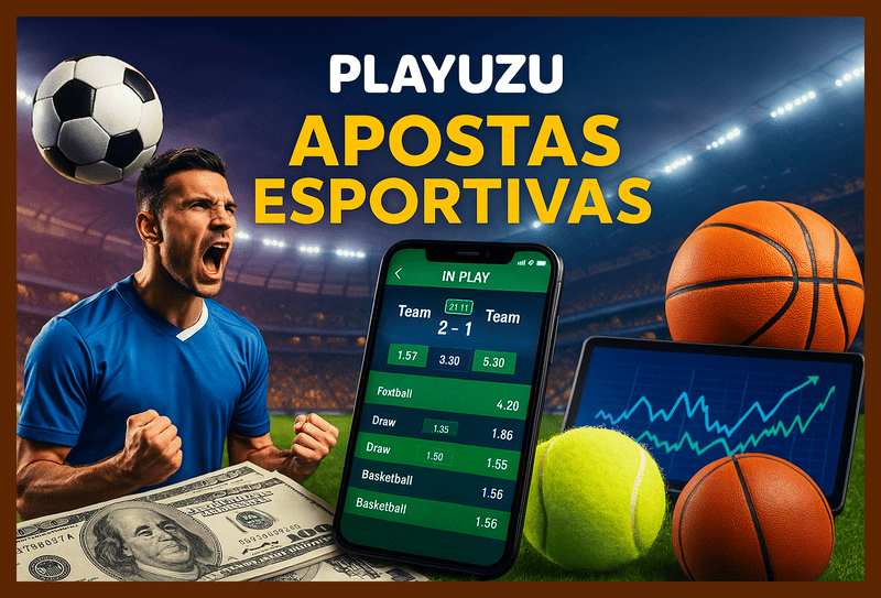 Aposte em apostas esportivas no cassino online PLAYUZU