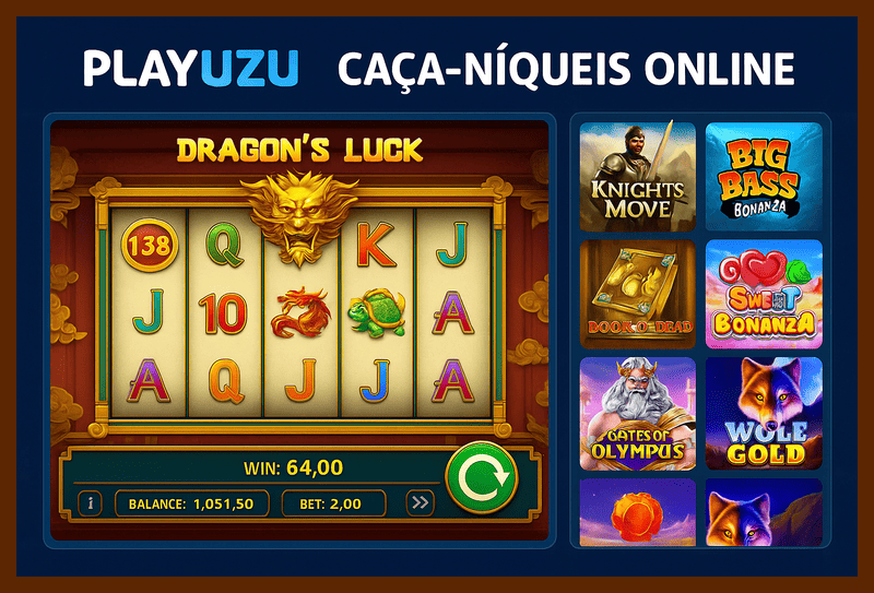 Jogos de Slot no Casino Online PLAYUZU